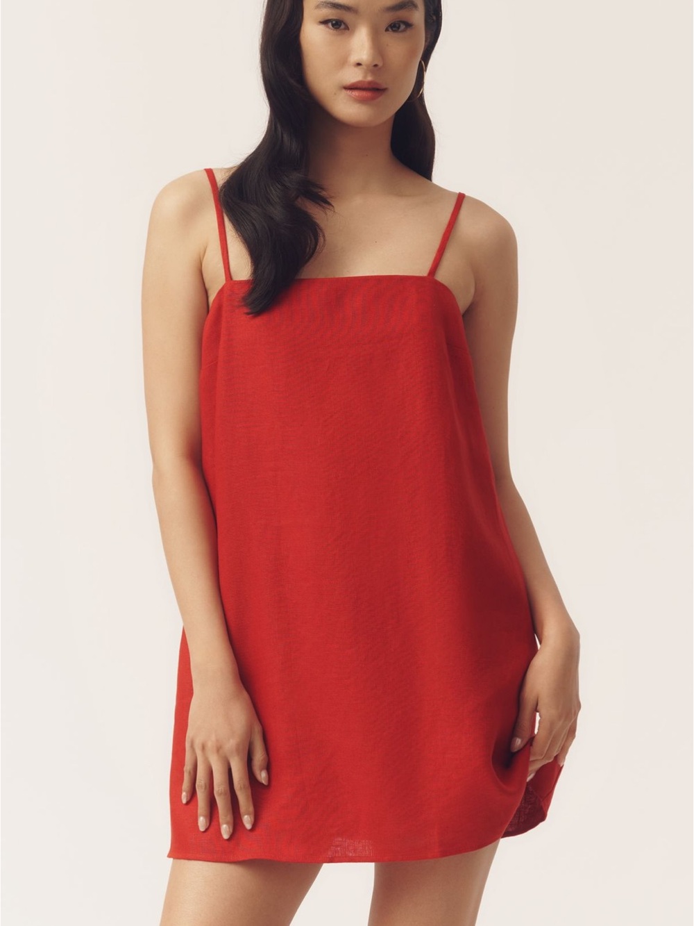 Reformation Aubree Sleeveless Linen Mini Dress size XS